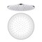 Kibi Circular 10 Metal Thin Profile Rain Shower Head 1.75 GPM - Chrome SH1002CH - alternate 1